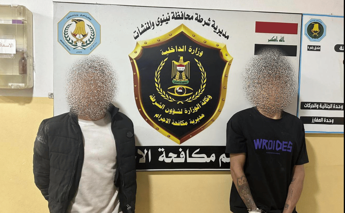 باندێک لەسەر دزیکردن لە ماڵێكی مەسیحی دەستگیر کران 