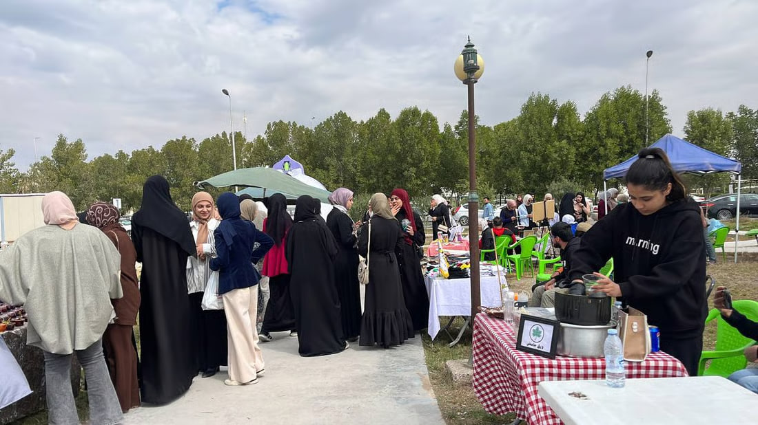 Basra university petroleum engineers society hosts charity bazaar