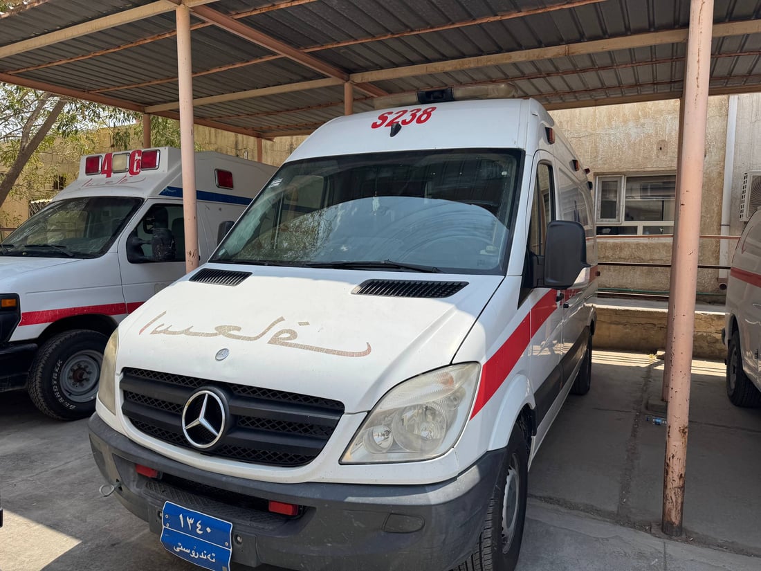 نەخۆشخانەی خانەقین ئەمبوڵانسێکی بە دیاری وەرگرت