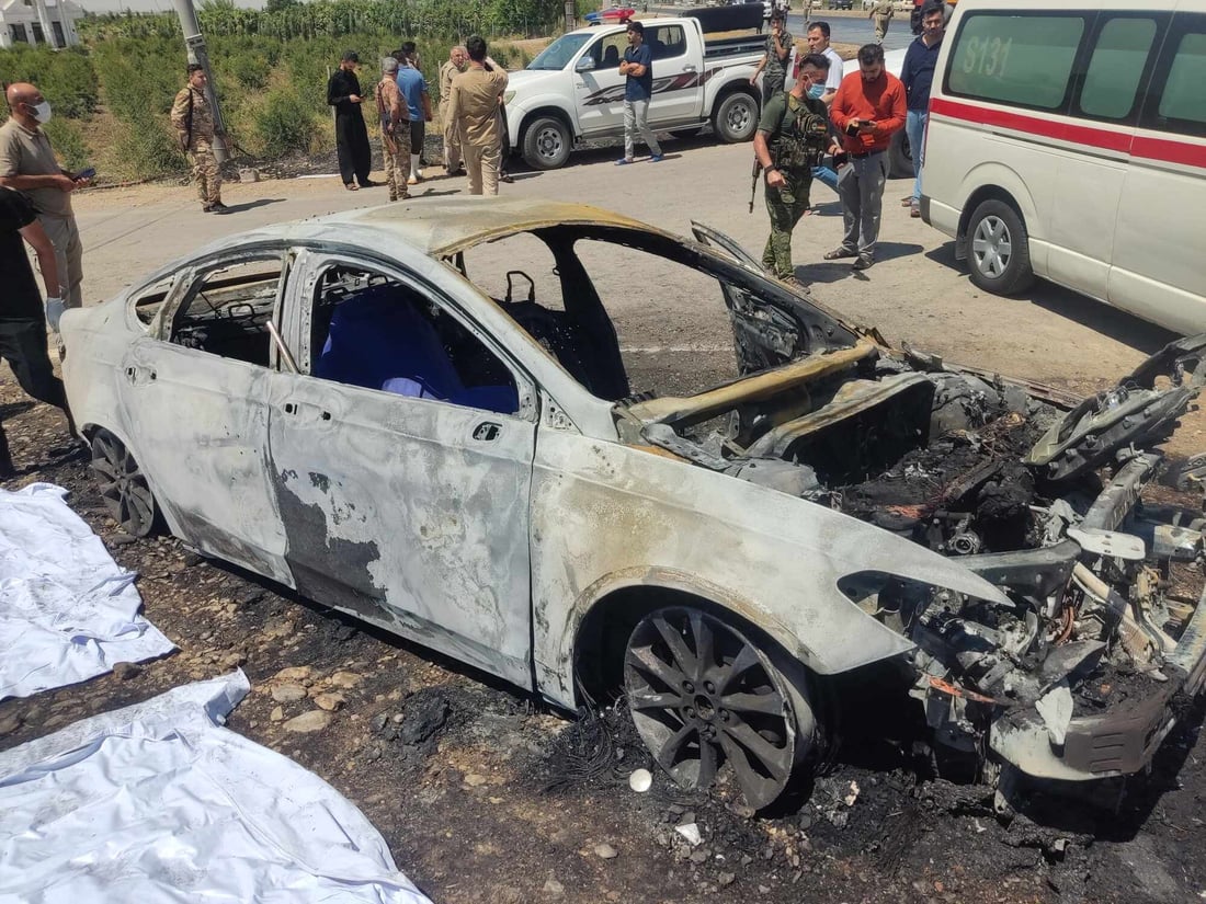 لە شارباژێڕو شارەزوور هێرش هەبووەو هەموو گومانەکان بۆ تورکیایە