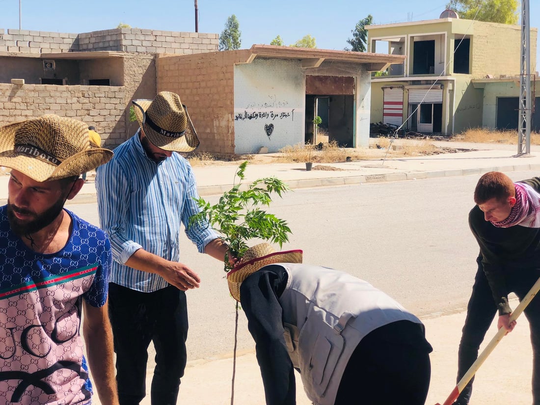 نينوى: شتلة سبحبح لكل شهيد في “شيخ خدر” والتمويل من الأمم المتحدة (صور)