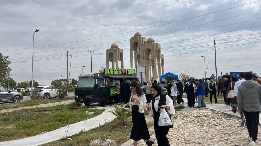 Basra university petroleum engineers society hosts charity bazaar