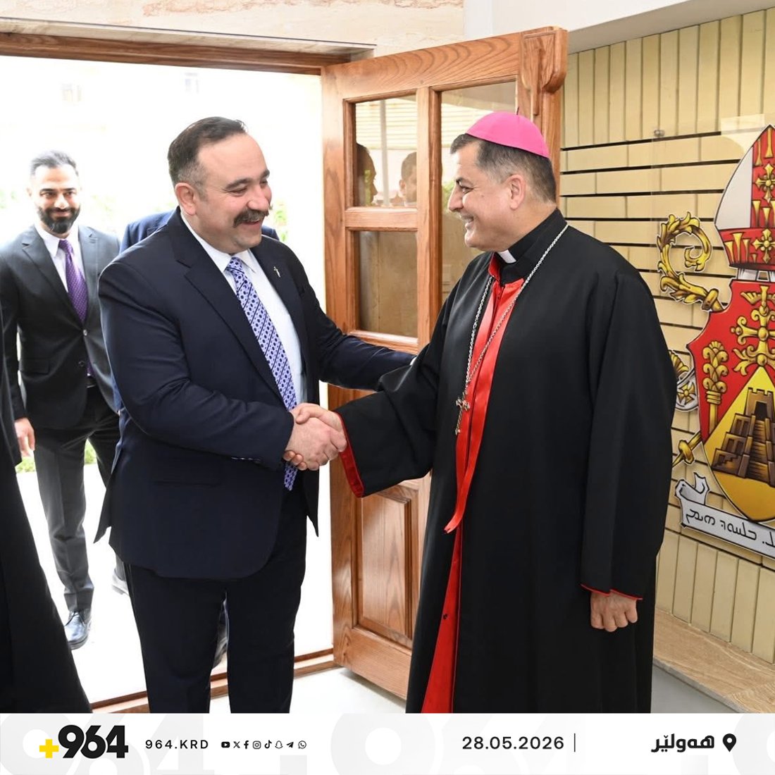 وەزیری گەیاندن قسەی سەرۆکی حکومەتی برد بۆ سەرۆکی کەنیسەی کلدان