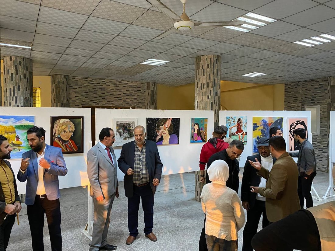 “ما زلنا نتنفس”.. 35 فنانة يعرضن أعمالا تشكيلية في ذي قار