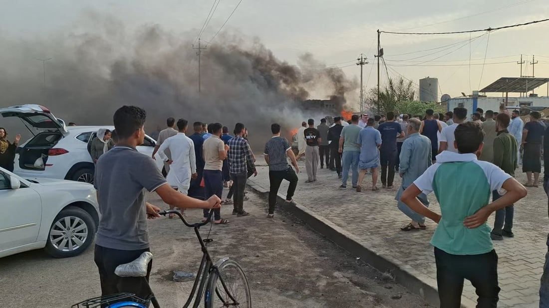 فاجعة في موكب زفاف وسط كركوك.. مصرع الأب حرقاً وإصابة زوجته وبناته بحادث سير