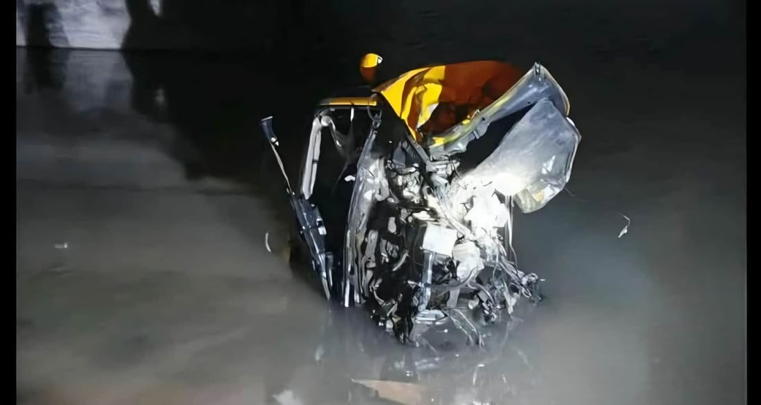 شۆفێرێک وەرگەڕا و لە ناو پرۆژەیەکی ئاو گیانی لەدەستدا