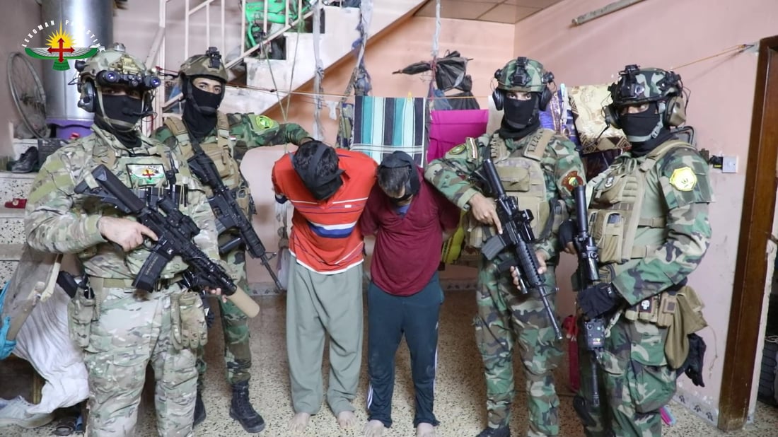 لە کەرکوک دوو بەرپرسی باڵای داعش دەستگیرکران