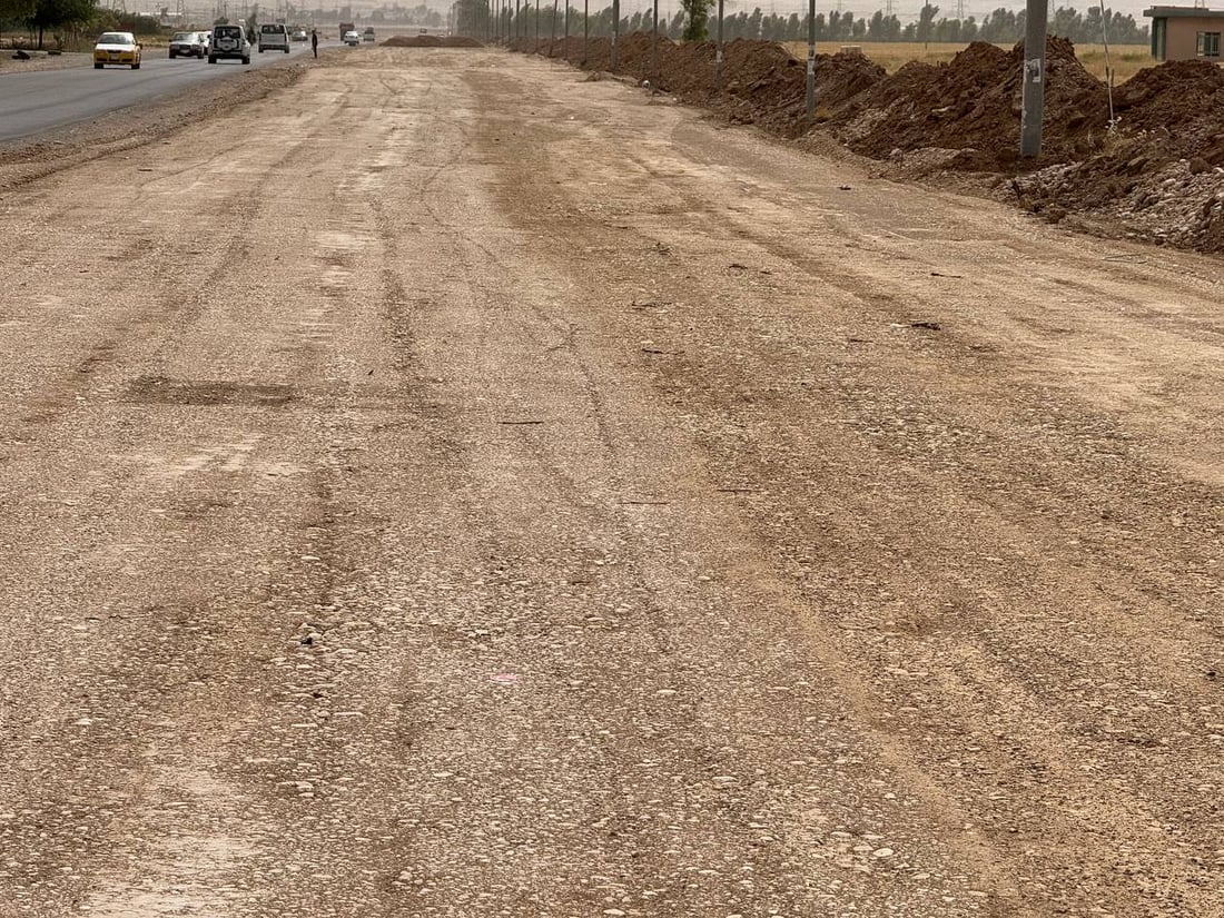 رێگای بەغدا لە خانەقین دەکرێت بە دووساید