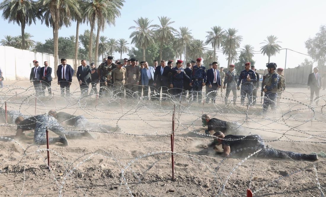 صور من معسكر “دبلن”.. الشرطة العراقية تتدرب على فض الشغب وتحرير الرهائن