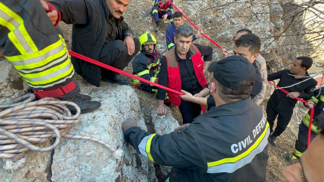 کارمەندانی بەرگری شارستانی سۆران فێرکران بە شاخدا سەرکەون