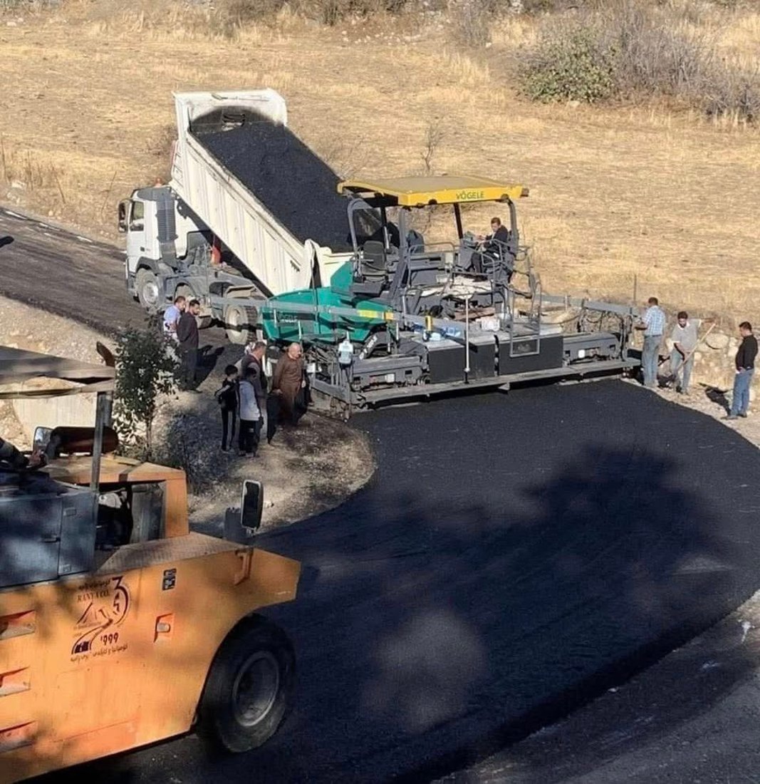 رێگای چەند گوندێک لە ناحیەی بنگرد قیرتاو دەکرێت