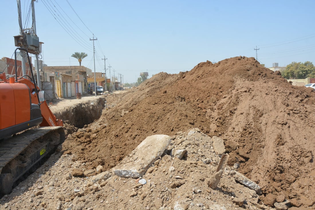 الوعد الذي تنتظره الدجيل.. تطوير “حي الوحدة” سينتهي خلال أشهر (صور)