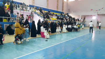 فيديو: خطابة ورقصات وغناء.. تربية المثنى تحتفل برياض الأطفال