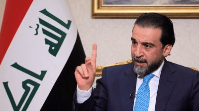 أهم 9 نقاط طرحها الحلبوسي الليلة: بارزاني صديقي ولا نملك إلا رحمة الله