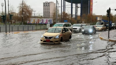 شەقامی كەركوك بۆ هەولێر بەهۆیی لێزمە باران داخرا