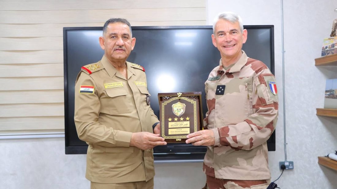 بغداد وباريس تناقشان التمارين المشتركة للطيران الحربي (صور)