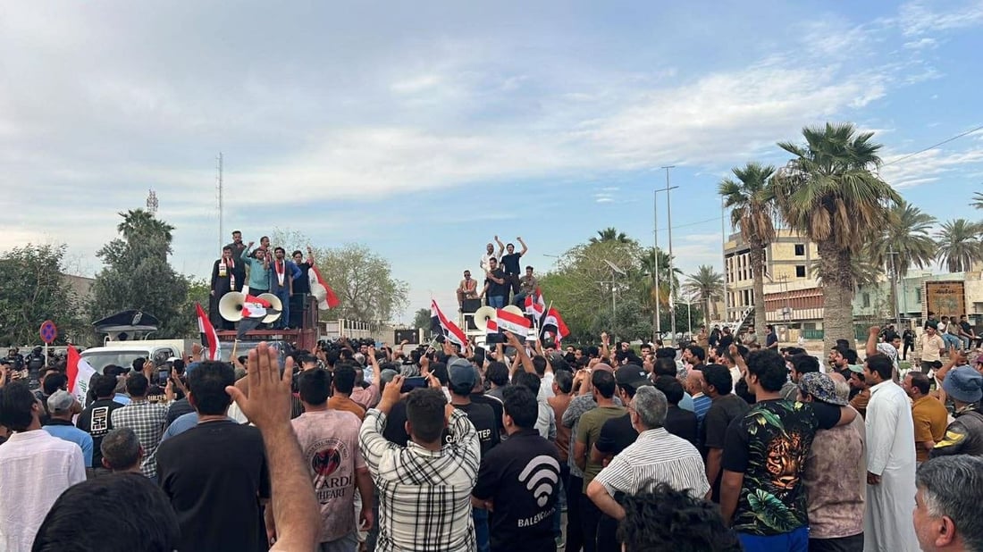 متظاهرون يطوقون مبنى محافظة بابل: أعلنوا أسماء المتورطين بمحاولة اغتيال ضرغام ماجد
