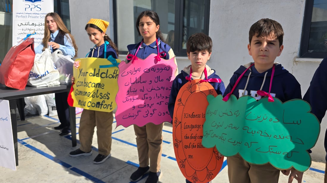 کەمپینێک بۆ بەخشینی جلوبەرگی زستانە بەڕێوەدەچێت