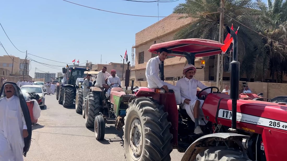 Iraqi farmers renew wheat price protests in Muthanna and Wasit