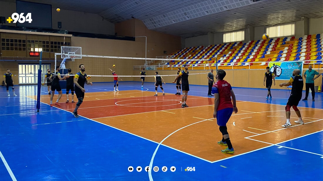 بالەی عێراق لە سلێمانی ئامادەکاری بۆ پاڵەوانیەتی ئاسیا دەکات