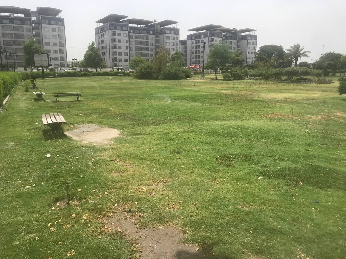 صور تهدئ الأعصاب: أشجار وثيل طبيعي لتزيين متنزهات البياع غربي بغداد