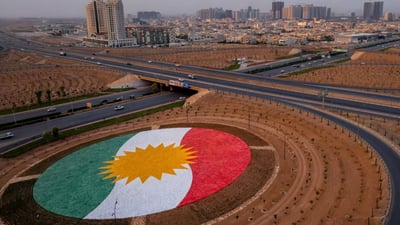 پڕۆژەی سەوزکردنی رێگەی هەولێر – موسڵ ئاڵایه‌كی گه‌وره‌ی كوردستانيش لەخۆ دەگرێت