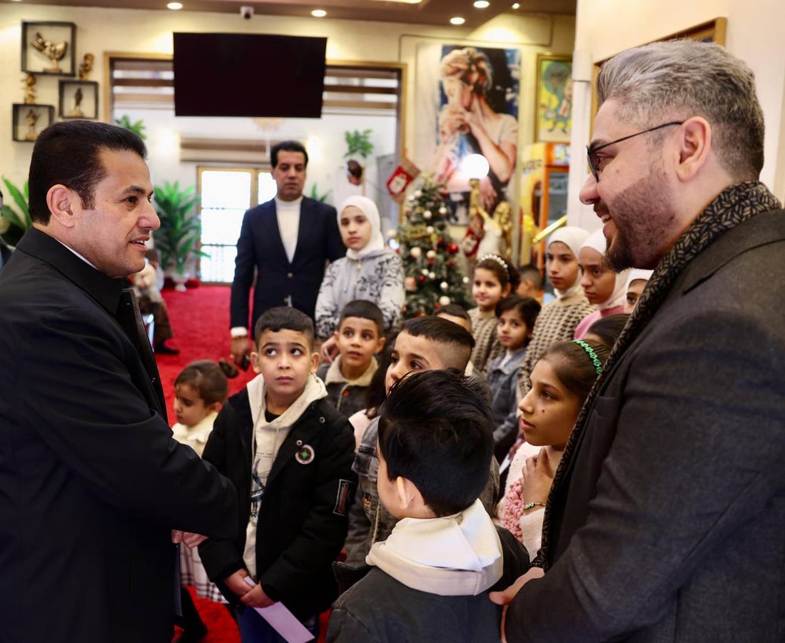 صور: قاسم الأعرجي يتابع أحوال الأيتام في بغداد بأول يوم من العام الجديد