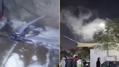 فيديو: مسيّرة تفزع سكان حي الجهاد فجراً وتسقط على أحد المنازل