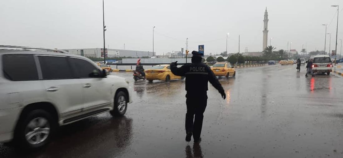 تحذير من المرور للسائقين من تقلبات جوية وأمطار