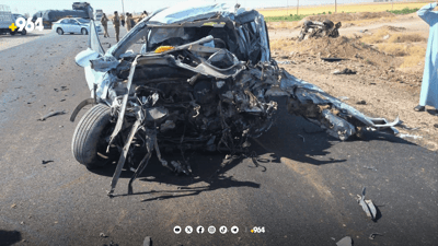 بە رووداوێکی هاتوچۆ شەش کەس گیانیان لەدەستدا