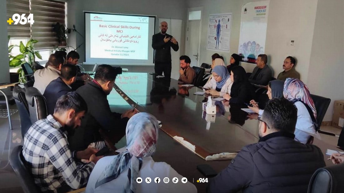 رێکخراوی پزیشکانی بێ سنوور خولی بەهەناوەچوونی لە قەڵادزێ کردەوە