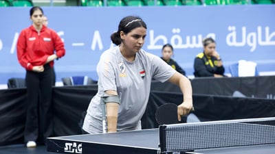 ليس لها حل.. العراقية نجلة عماد تتحدى الأصحاء في مسقط وتفوز أيضاً!