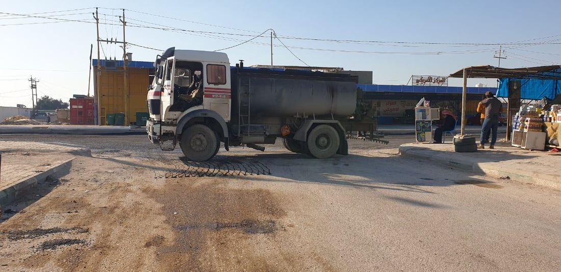 صور: التبليط يصل شارع جسر الشهداء وسط المثنى.. من يوم غد “ماكو طسات”