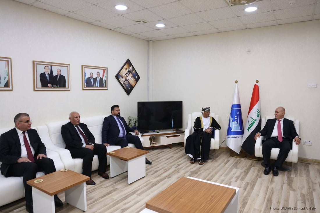 ممثل الأمم المتحدة برفقة رئيس الجمهورية في المفوضية ودعوة لتوخي النزاهة