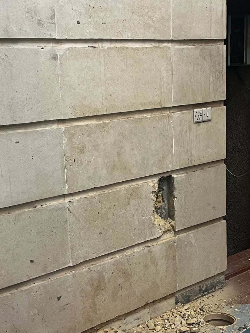 الدريل بدأ يحفر بيت الوكيل النفطي الآخر وأول وجبة 11 مليون دولار داخل الجدران