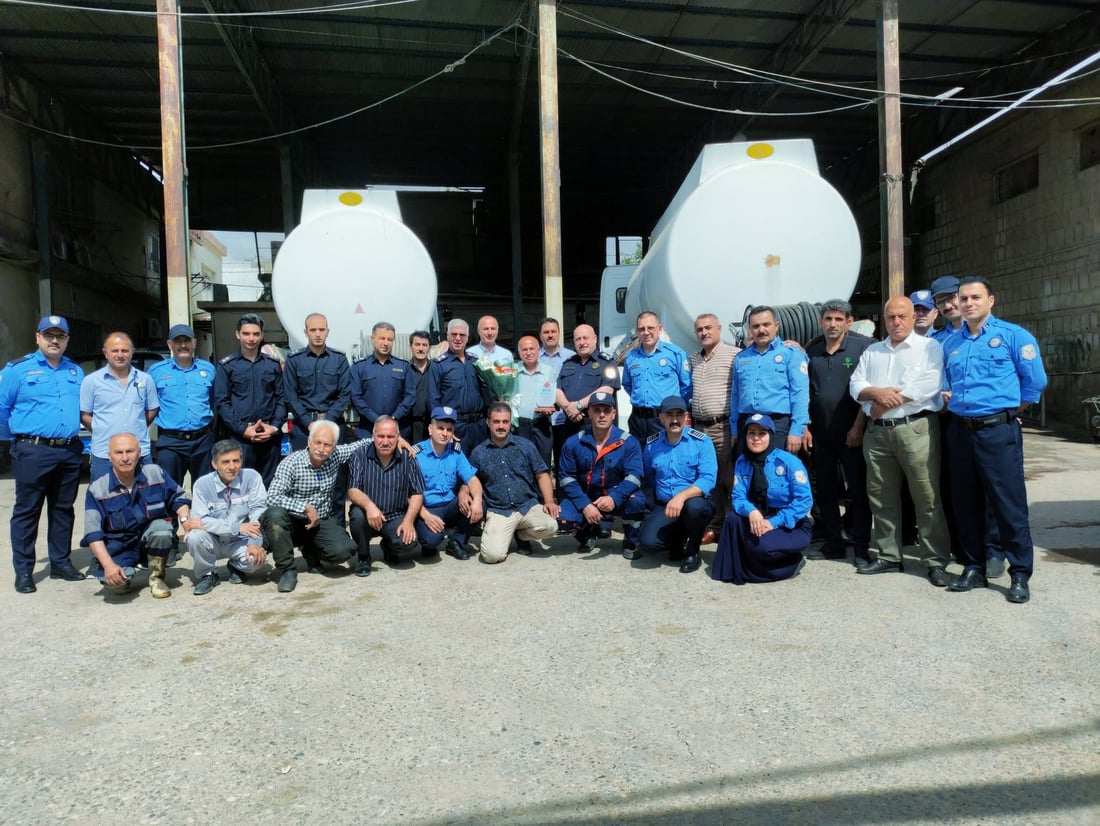 بەرگری شارستانی سلێمانی پاڵەوانێکی بە گوڵ و رێزلێنان و پەخشان بەڕێکرد