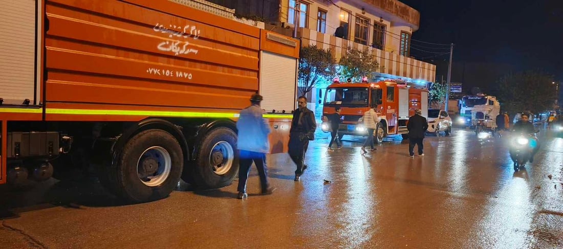 ئەمشەو سێ حاڵەتی لافاو لە سنووری ئیدارەى راپەڕین هەبووه‌