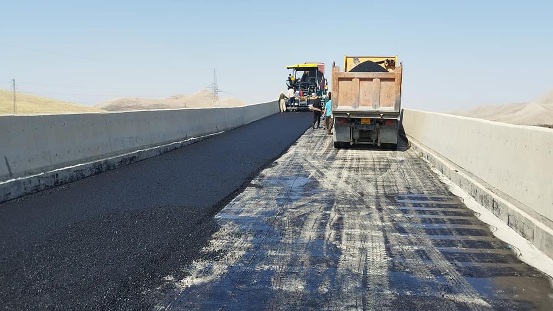 کارکردن لە پردەکەی رێگەی سەیدسادق دەستی پێکردەوە