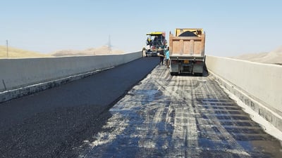 کارکردن لە پردەکەی رێگەی سەیدسادق دەستی پێکردەوە