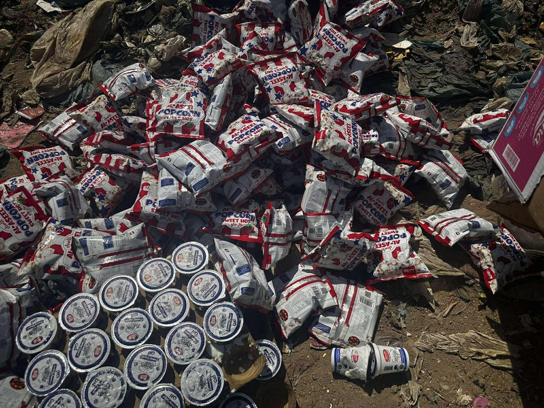 سێ تۆن شمەک و خۆراکی ماوەبەسەرچوو لە چەمچەماڵ لەناوبران