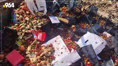 لە سلێمانی 750 کیلۆ میوە و مادەی جۆراوجۆر لەناودەبرێن