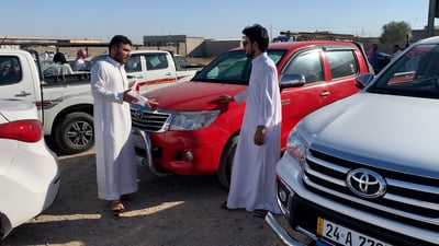 بدو الموصل عشاق الـ”دبل قمارة” لكن أسعار الحنطة أربكت المعارض في صحراء عوينات
