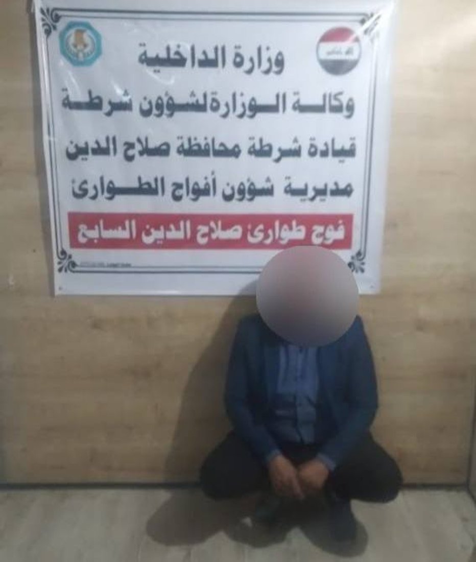 صور: ضبط أعداد كبيرة من المشروبات الكحولية المهربة في صلاح الدين