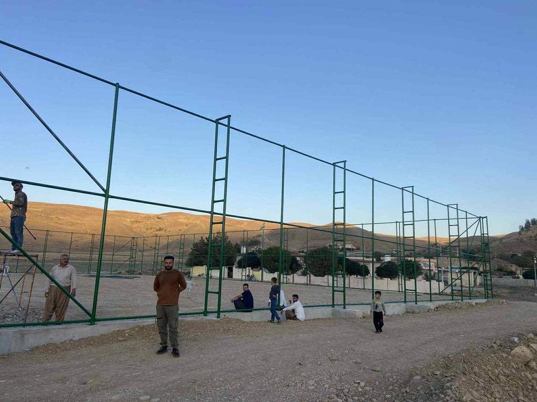 بە هەرەوزى؛ نورەدینییەکان لەسەر ئەرکى خۆیان یاریگایەک دروست دەکەن