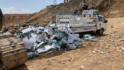 لە چەمچەماڵ سێ تۆن و نیو دۆی پەرداخ لەناوبرا