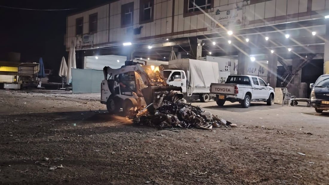 شەوانی هەینی نزیکەی 10 تۆن زبڵ و خاشاک لە عەلوەی هەولێر کۆدەکرێتەوە