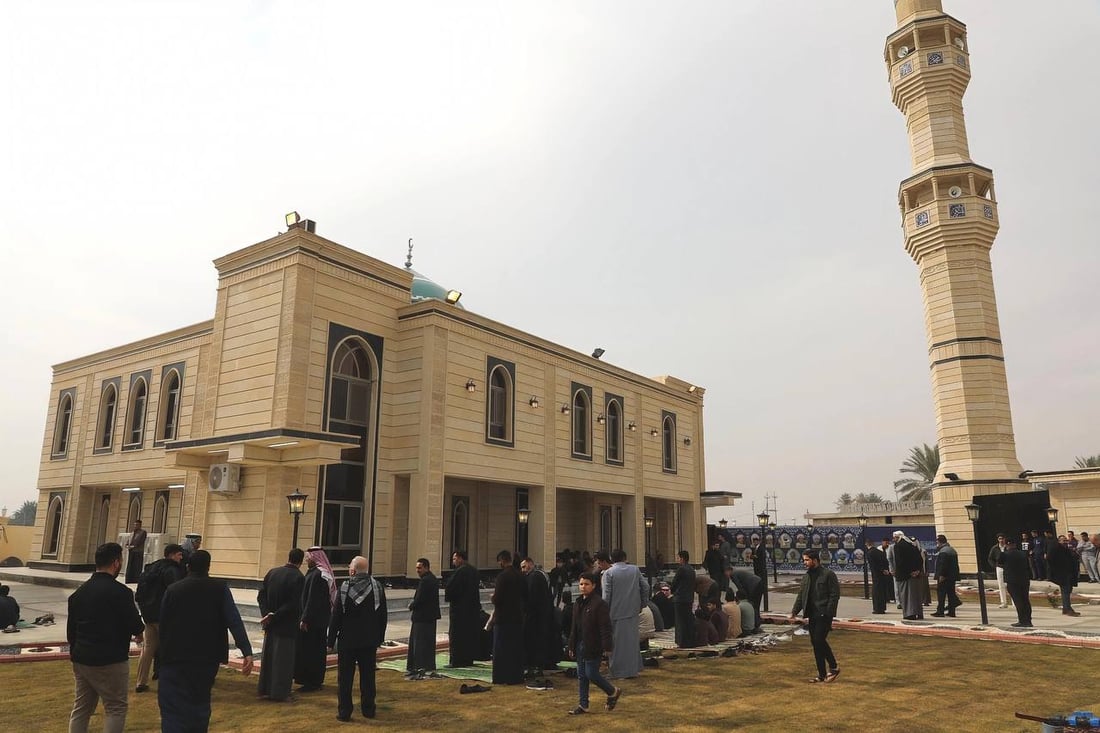 افتتاح جامع باسم الإمام علي في الفلوجة.. أول صلاة بحضور رئيس الوقف السني