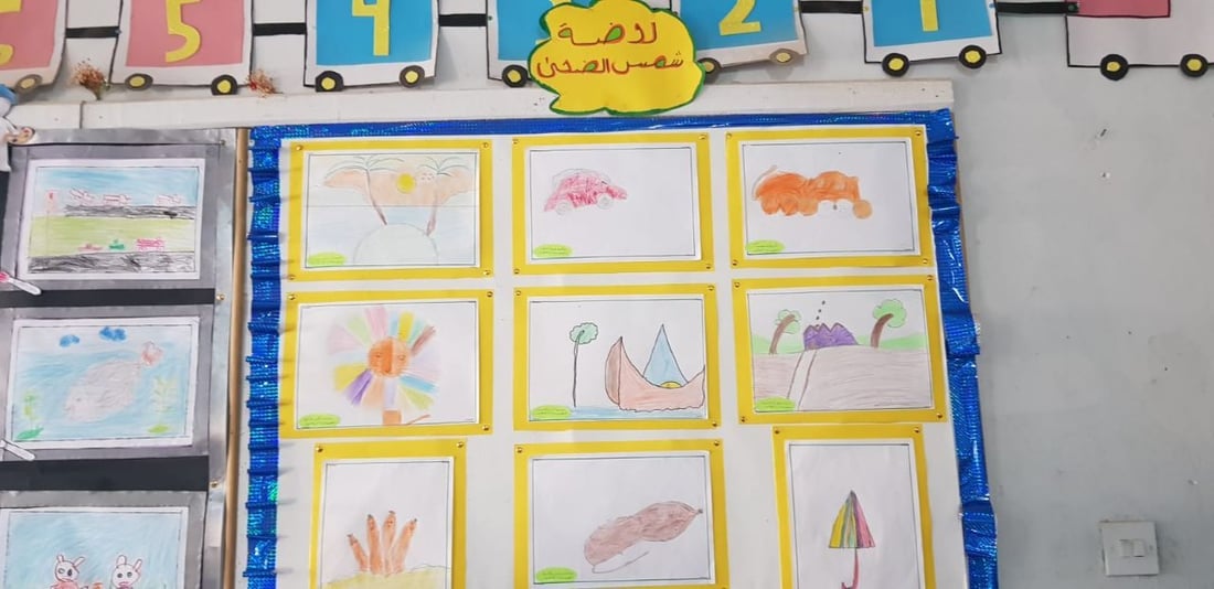لارا فازت بالمركز الأول ثم غيث.. 50 طفلاً من المسيب تنافسوا في الرسم من 14 روضة
