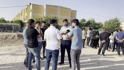 بەشێک لە دانیشتووانی هانا سیتی گردبوونەوە