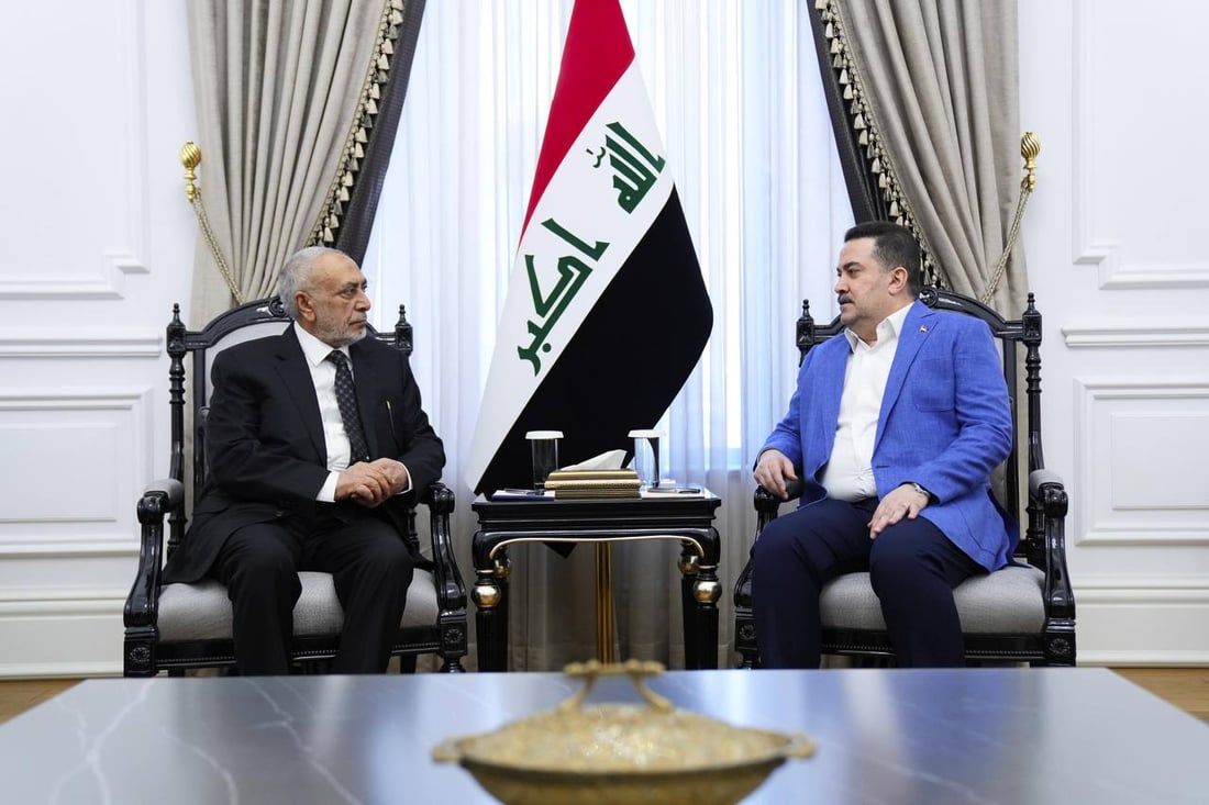 Al-Sudani, Al-Mashhadani discuss Israel-Iran conflict, November elections